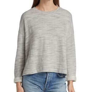 Splendid Sweater Womens Small Gray Dolan Heathered Crewneck Pullover